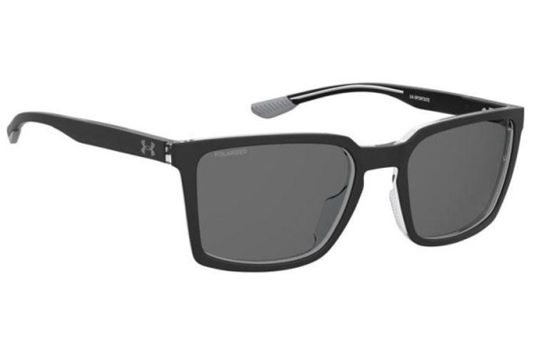 Okulary przeciwsłoneczne Under Armour UASPORTATE 7C5/M9 Polarized Kwadratowe Czarne