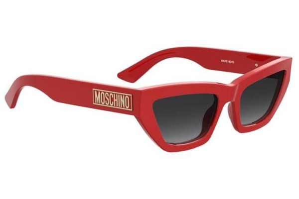 Okulary przeciwsłoneczne Moschino MOS182/S C9A/9O Kocie oczy Czerwone