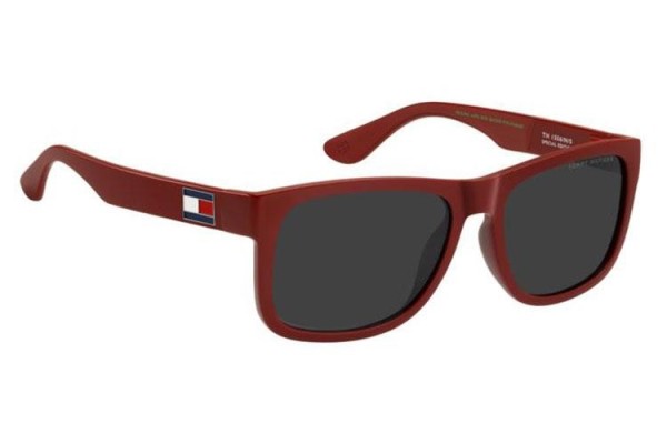 Okulary przeciwsłoneczne Tommy Hilfiger TH1556/N/S 0Z3/IR Kwadratowe Czerwone