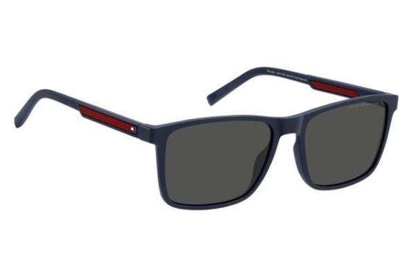 Okulary przeciwsłoneczne Tommy Hilfiger TH2201/S 8RU/IR Kwadratowe Niebieskie