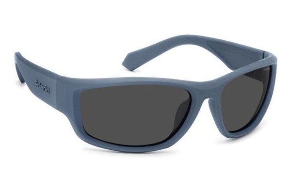 Okulary przeciwsłoneczne Polaroid PLD2166/S FLL/M9 Polarized Kocie oczy Niebieskie