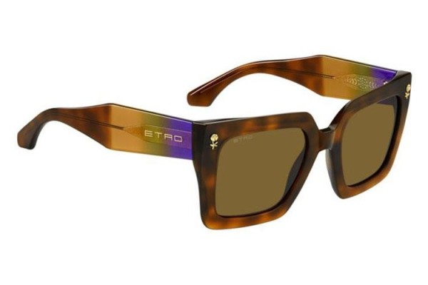 Okulary przeciwsłoneczne Etro ETRO0089/S C9B/70 Kocie oczy Havana