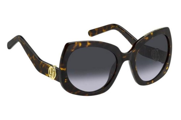 Okulary przeciwsłoneczne Marc Jacobs MARC808/S 086/GB Kocie oczy Havana