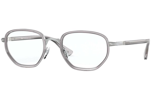 Okulary korekcyjne Persol PO2471V 1101 Okrągłe Srebrne