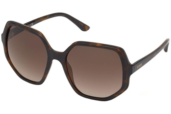 Okulary przeciwsłoneczne Guess GU7773 52F Oversize Havana