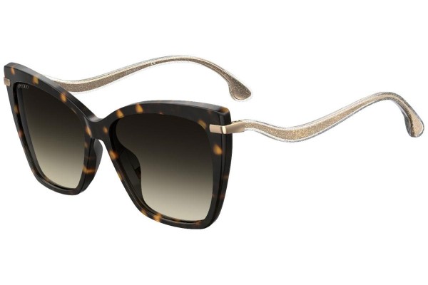 Okulary przeciwsłoneczne Jimmy Choo SELBY/G/S 086/HA Oversize Havana