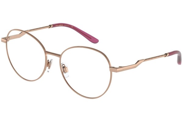 Okulary korekcyjne Dolce & Gabbana DG1333 1298 Okrągłe Złote