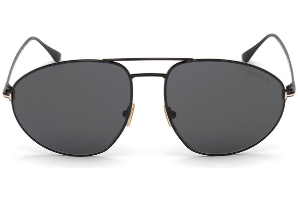 Okulary przeciwsłoneczne Tom Ford FT0796 01A Pilotki (Aviator) Czarne