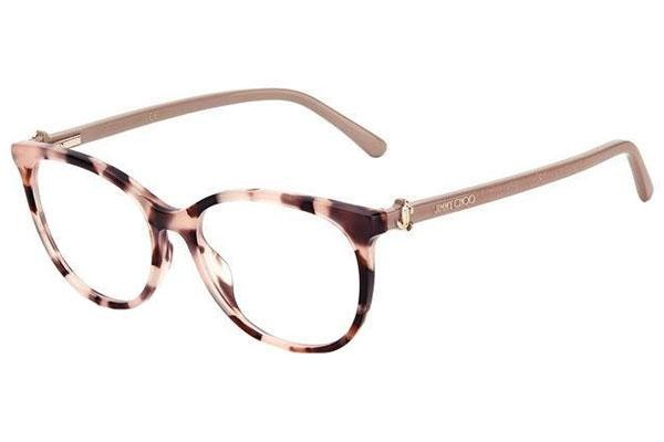 Okulary korekcyjne Jimmy Choo JC309 0T4 Kocie oczy Havana