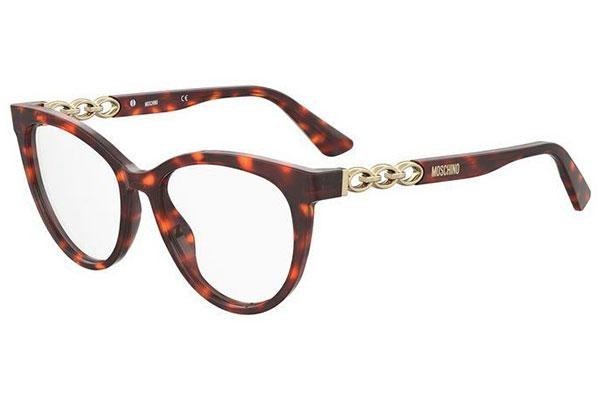 Okulary korekcyjne Moschino MOS599 086 Kocie oczy Havana