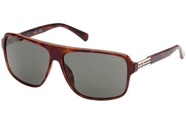 Okulary przeciwsłoneczne Guess GU00038 53N Prostokątne Havana