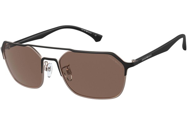 Okulary przeciwsłoneczne Emporio Armani EA2119 325273 Prostokątne Czarne