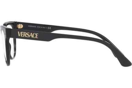 Okulary korekcyjne Versace VE3315 GB1 Kocie oczy Czarne