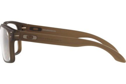 Okulary korekcyjne Oakley Holbrook RX OX8156-11 Kwadratowe Brązowe