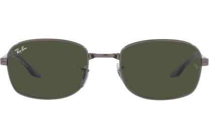 Okulary przeciwsłoneczne Ray-Ban RB3690 004/31 Prostokątne Srebrne