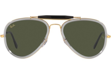 Okulary przeciwsłoneczne Ray-Ban Road Spirit RB3428 923931 Pilotki (Aviator) Złote