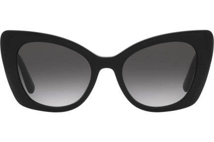 Okulary przeciwsłoneczne Dolce & Gabbana DG4405 501/8G Kocie oczy Czarne