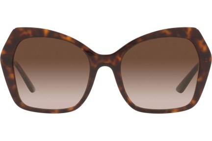 Okulary przeciwsłoneczne Dolce & Gabbana DG4399 502/13 Kocie oczy Havana