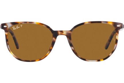 Okulary przeciwsłoneczne Ray-Ban Elliot RB2197 135757 Polarized Kwadratowe Havana