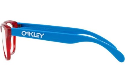 Okulary korekcyjne Oakley RX Frogskins XS OY8009-02 Kwadratowe Czerwone