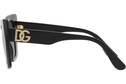 Okulary przeciwsłoneczne Dolce & Gabbana DG4405 501/8G Kocie oczy Czarne