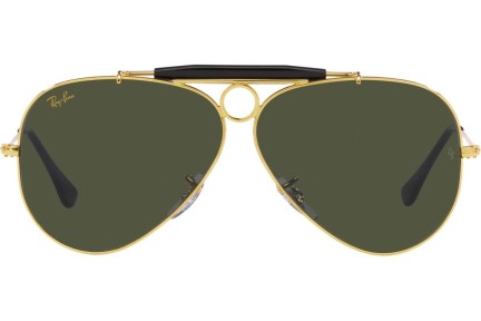 Okulary przeciwsłoneczne Ray-Ban Shooter RB3138 923931 Pilotki (Aviator) Złote