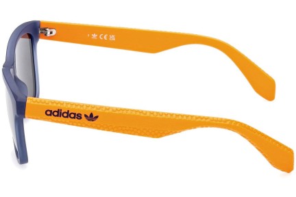 Okulary przeciwsłoneczne Adidas Originals OR0069 91C Prostokątne Niebieskie