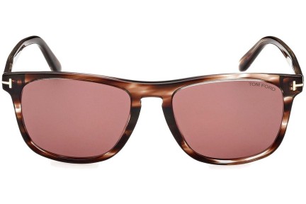 Okulary przeciwsłoneczne Tom Ford FT0930 56S Kwadratowe Havana