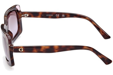 Okulary przeciwsłoneczne Guess GU7841 52F Prostokątne Havana