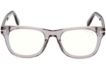 Okulary korekcyjne Tom Ford FT5820-B 020 Kwadratowe Szare