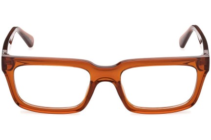 Okulary korekcyjne Guess GU8253 045 Prostokątne Brązowe