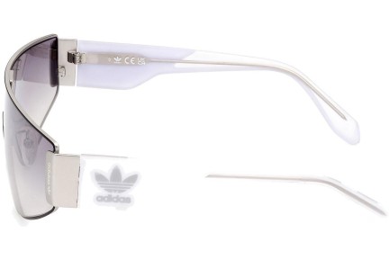 Okulary przeciwsłoneczne Adidas Originals OR0077 05C Pojedyncze | Shield Czarne