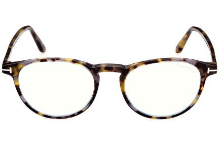 Okulary korekcyjne Tom Ford FT5803-B 055 Okrągłe Havana