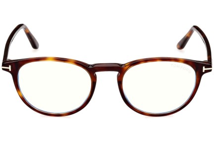 Okulary korekcyjne Tom Ford FT5803-B 054 Okrągłe Havana