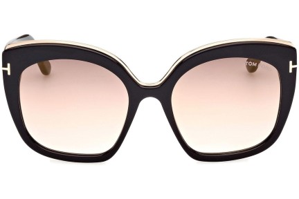 Okulary przeciwsłoneczne Tom Ford FT0944 01G Kocie oczy Czarne