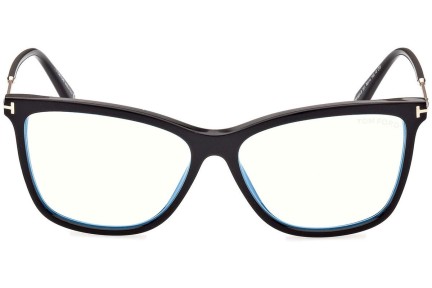 Okulary korekcyjne Tom Ford FT5824-B 001 Kocie oczy Czarne