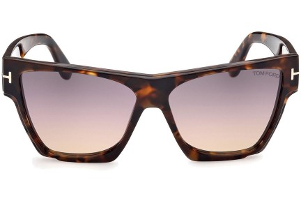 Okulary przeciwsłoneczne Tom Ford FT0942 55B Kwadratowe Havana