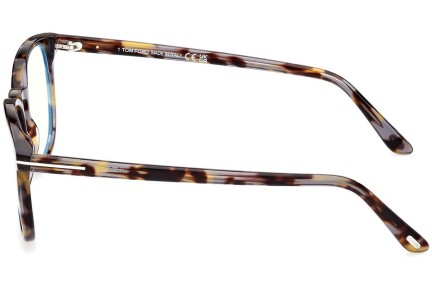 Okulary korekcyjne Tom Ford FT5819-B 055 Okrągłe Havana