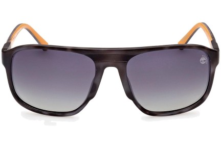 Okulary przeciwsłoneczne Timberland TB9278 56D Polarized Pilotki (Aviator) Havana