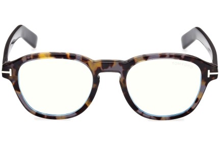 Okulary korekcyjne Tom Ford FT5821-B 056 Okrągłe Havana