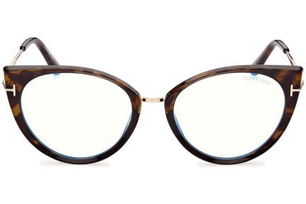 Okulary korekcyjne Tom Ford FT5815-B 052 Kocie oczy Havana