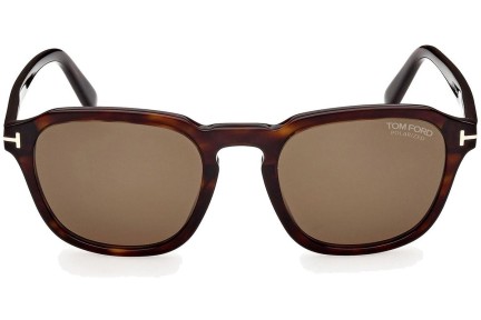 Okulary przeciwsłoneczne Tom Ford FT0931 52H Polarized Okrągłe Havana