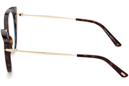 Okulary korekcyjne Tom Ford FT5815-B 052 Kocie oczy Havana