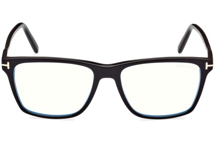 Okulary korekcyjne Tom Ford FT5817-B 001 Kwadratowe Czarne