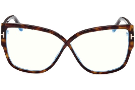 Okulary korekcyjne Tom Ford FT5828-B 052 Kwadratowe Havana