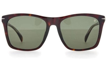 Okulary przeciwsłoneczne David Beckham DB1054/F/S 086/QT Prostokątne Havana