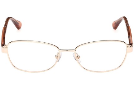 Okulary korekcyjne Max&Co. MO5062 028 Prostokątne Złote