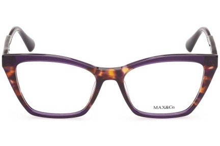 Okulary korekcyjne Max&Co. MO5001 56B Kocie oczy Havana