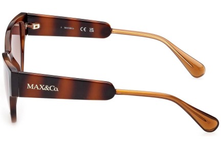 Okulary przeciwsłoneczne Max&Co. MO0053 52F Kocie oczy Havana