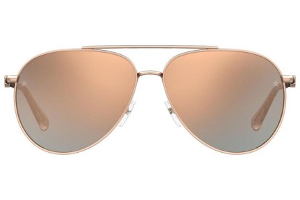 Okulary przeciwsłoneczne Chiara Ferragni CF1001/S K67/0J Pilotki (Aviator) Złote